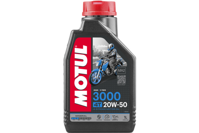 4-stroke oil Motul 3000 20W50
