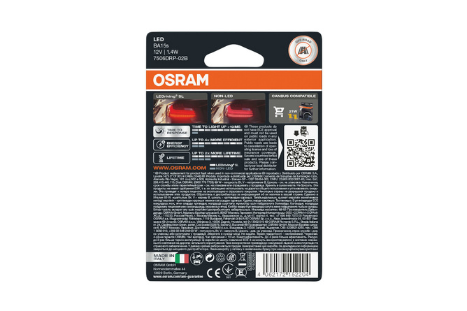 Osram LEDriving SL P21W RED