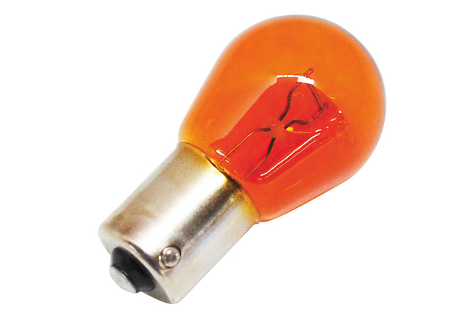 Bulb PY21W 12V - 21W BAU15S offset pins Osram orange