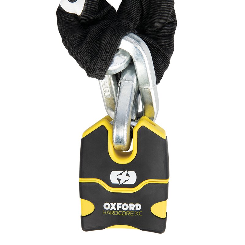 OXFORD LK172 Hardcore XC13 – Catena Di Sicurezza Per Moto E Scooter, 2 Metri, Spessore 13 Mm, Elevata Resistenza