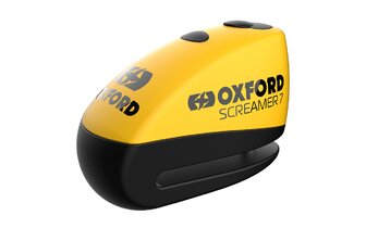 Bremsscheibenschloss Screamer 7 Oxford 7mm gelb