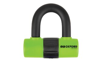 Bügelschloss / Bremsscheibenschloss HD MAX Oxford 14mm grün