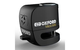 Bremsscheibenschloss mit Alarm Micro XA5 Oxford schwarz