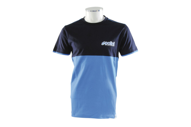 T-Shirt Polini Evo zweifarbig blau