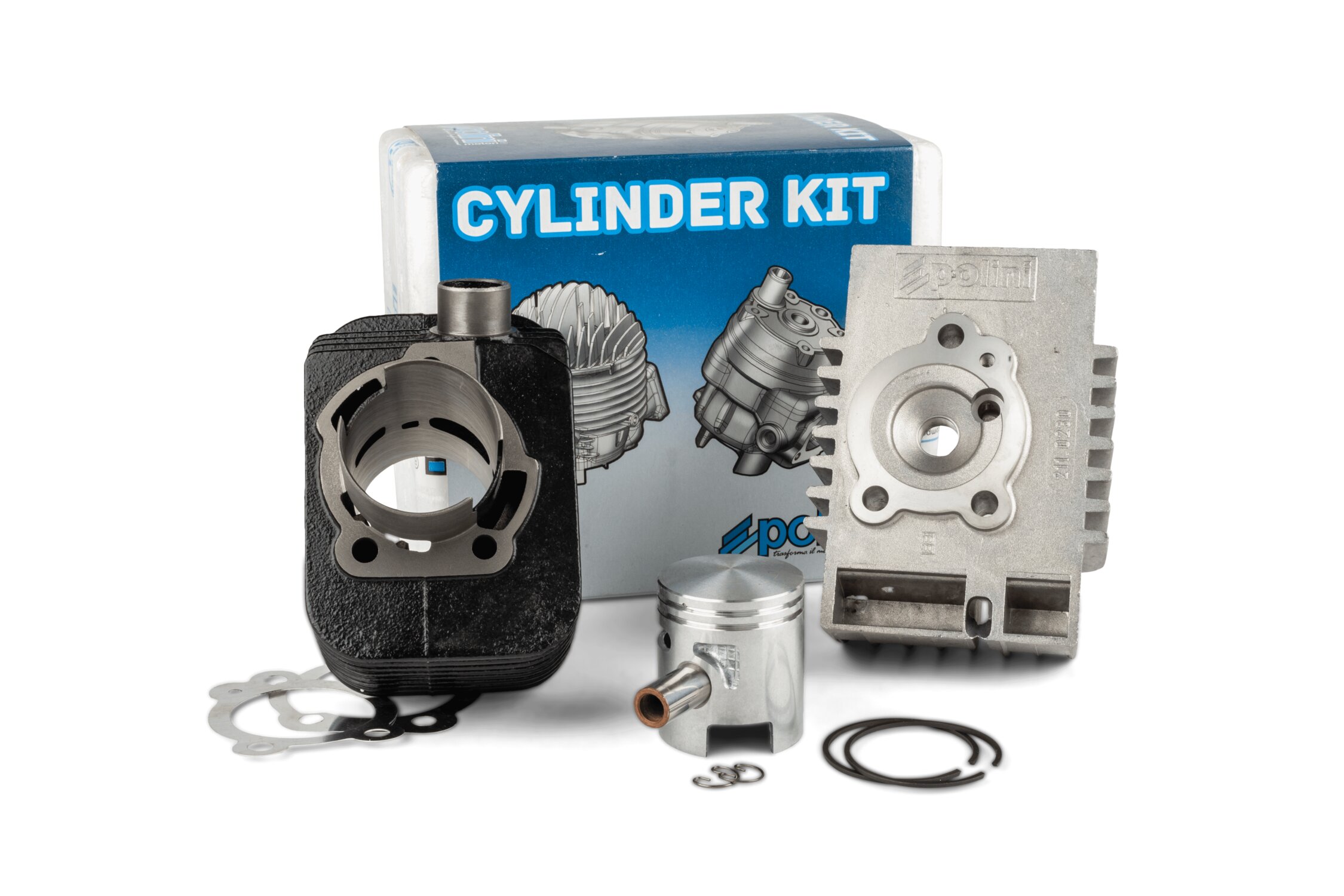 Citomerx 50cc Cylinder Kit For Piaggio Hello Boxer Bravo Super 50 - 38.2mm Bore, 2 Year Warranty