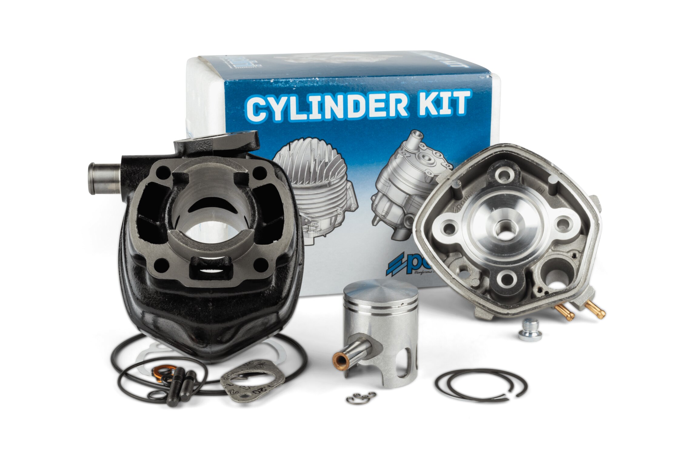Cylinder Kit Polini Sport 50cc cast iron Yamaha Aerox