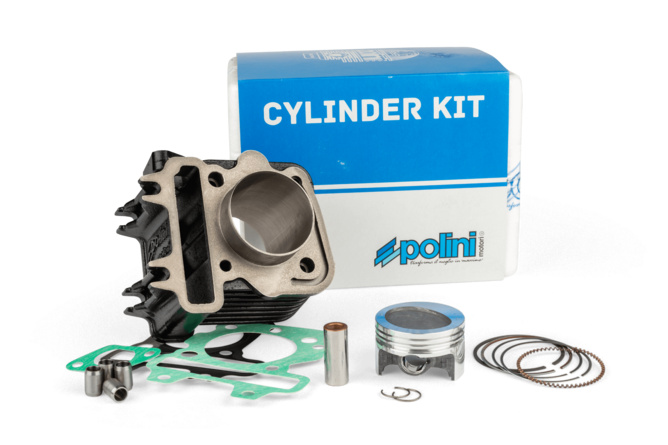 Cylinder Kit Polini 80cc cast iron Piaggio Vespa ET4 / ZIP 50cc 4-stroke