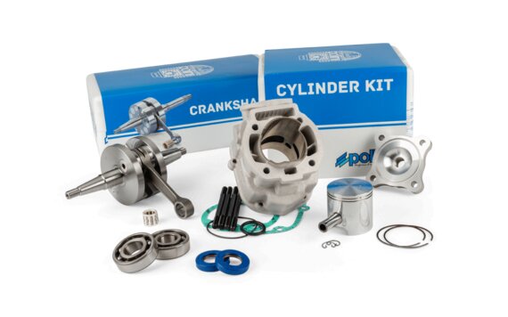 Kit Zylinder + Kurbelwelle Polini Alu Racing 80ccm Derbi Euro 3 / 4