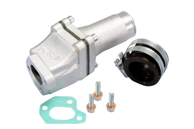 Intake Manifold (reed valve) Polini 30/36mm 3 holes Piaggio Ape 50 FL, FL2, FL3, RST 