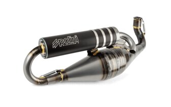 Auspuff Evolution 3 Minarelli LC liegend