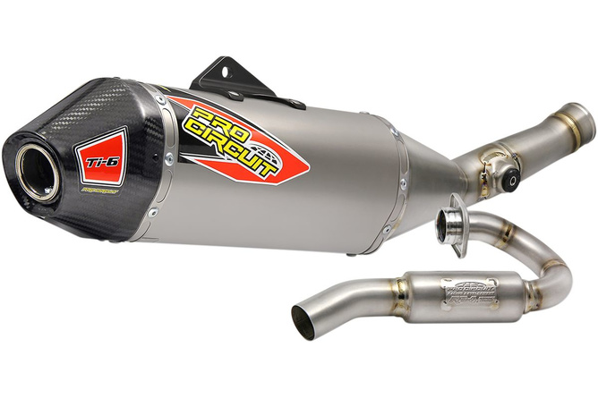 Full Exhaust Pro Circuit TI6 stainless steel / carbon KXF 450 2016-2018 
