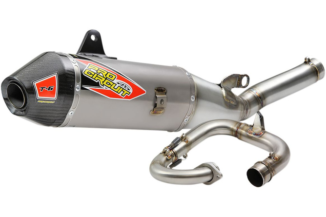 Full Exhaust Pro Circuit T-6 stainless steel / carbon YZF 250 after 2019 