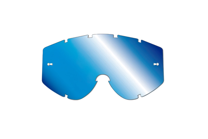 Lento 3246 blu vetro specchiato per Maschera cross ProGrip 3200 - 3201 - 3204 - 3301 - 3400 - 3450