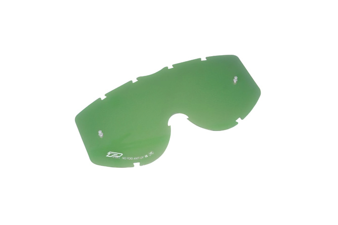 Ecran 3251 miroir vert pour masque cross ProGrip 3200 / 3201 / 3204 / 3301 / 3400 / 3450