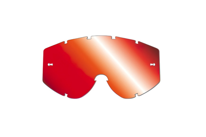Goggle Lens 3248 red mirrored for Progrip goggles 3200 - 3201 - 3204 - 3301 - 3400 - 3450