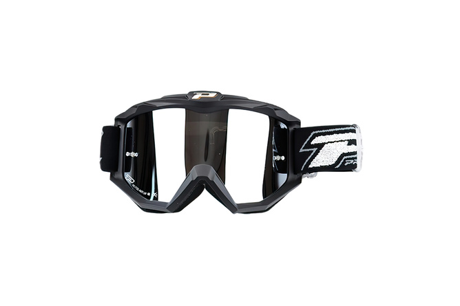 MX Goggles ProGrip 3204 mirrored matte black / silver