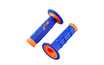 Poignées ProGrip 791 double densité 115mm orange fluo / bleu