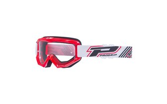 MX Goggles ProGrip 3201 clear red
