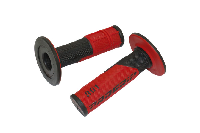 Manopole ProGrip 801 dual density nero/rosso