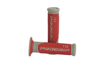 Handlebar Grips Progrip 732 Red / Grey