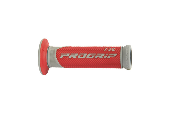 Poign&eacute;es Progrip 732 rouge / gris