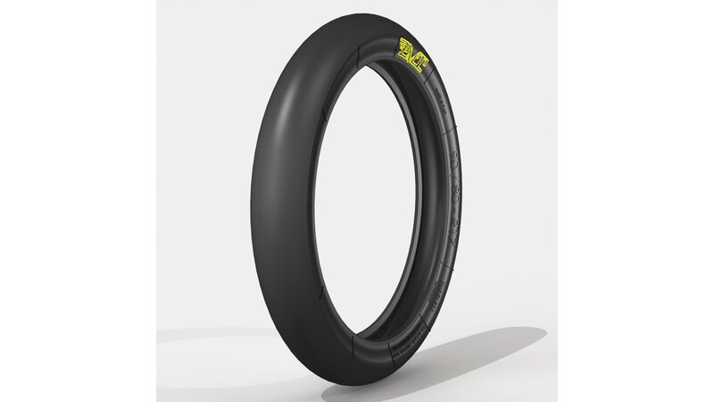 Pneu PMT Slick 90/90 x 10 gomme R ultra tendre pour pitbike motard