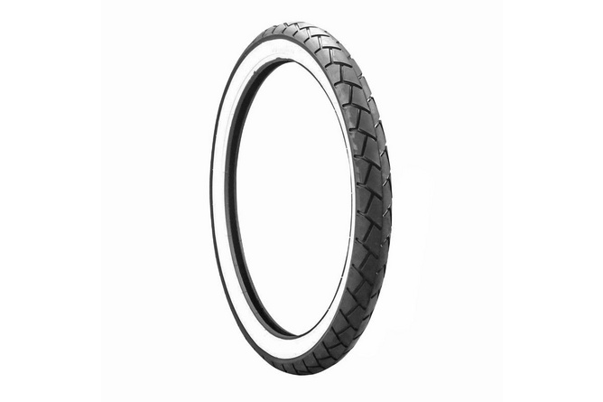 Mofa Reifen 2,50-17" (2 1/2-17) Mitas MC11 Weisswand TL/TT 43J