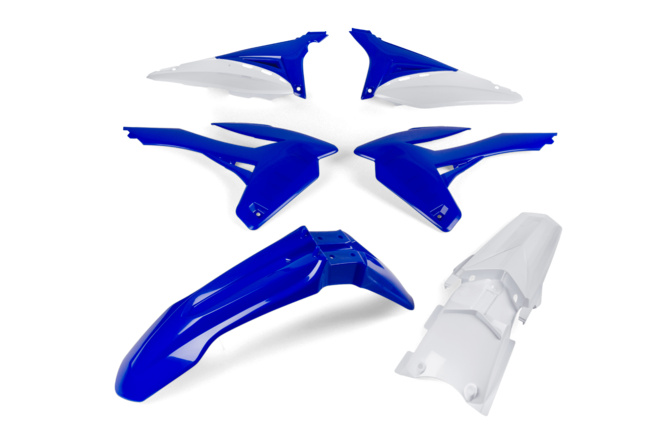 Kit plastique Sherco SE-R Polisport bleu / blanc