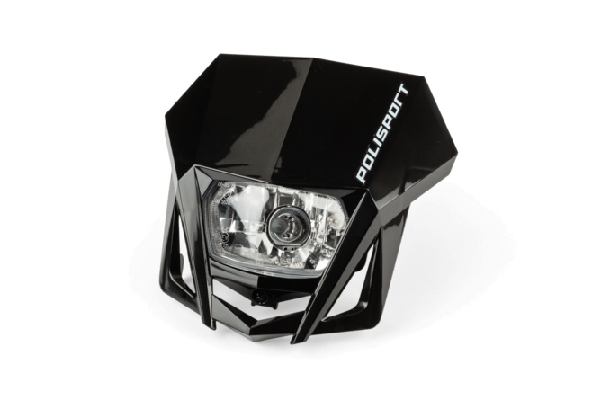 Scheinwerfer Polisport LMX H4 schwarz