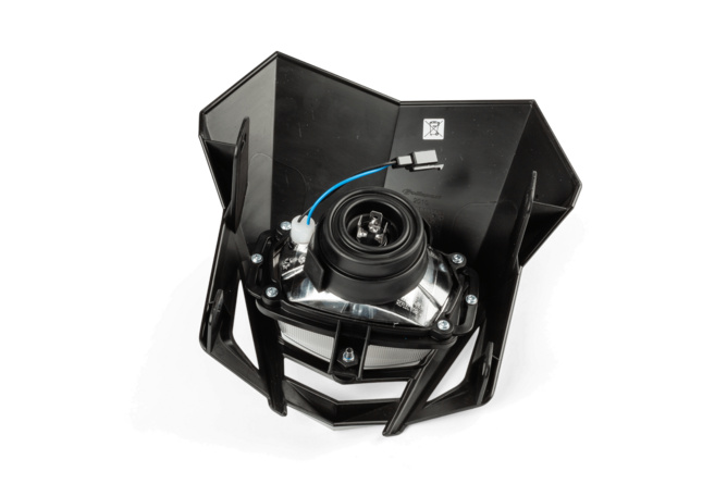 Scheinwerfer Polisport LMX H4 schwarz