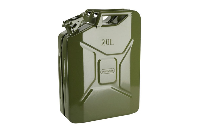 Jerrican d'essence Pressol métal Army Green 20L