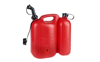 Benzinkanister Pressol Polyethylen rot mit Doppelkammer 3L/5L