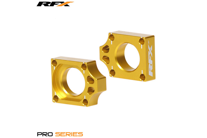 Tendeurs de chaine RFX Pro jaune Suzuki RM-Z 250 / 450