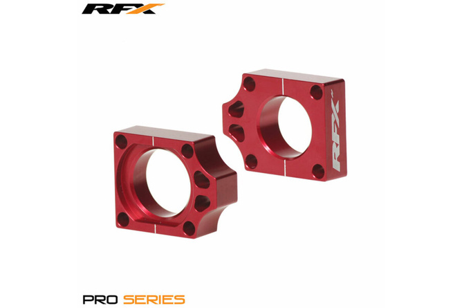 Chain Tensioners / Axle Blocks RFX Pro red Beta RR