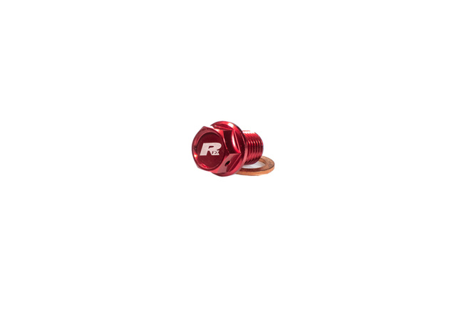 Vite spurgo magnetico RFX Pro rosso M8 x 35mm x 1.25 Honda CRF 450 / 450X