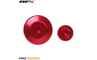 Set Tornillos p. Abertura de Inspección de Tapa de Encendido RFX Pro Rojo Suzuki RM-Z 250 / 450