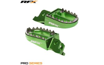 Reposes-pieds RFX Pro Series 2 vert - Kawasaki KXF 250 / 450