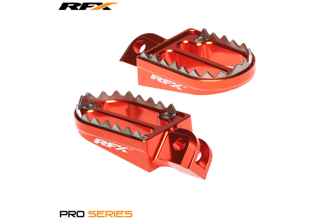 Poggiapiedi RFX Pro Series 2 arancione KTM fino 2016
