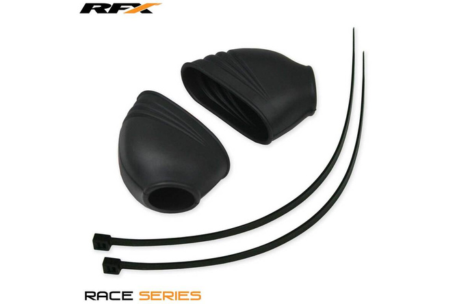 Protective Rubber Boots footpegs RFX Race black universal