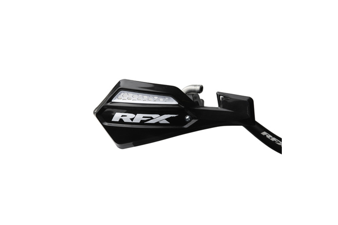 Handprotektoren RFX 1 Series schwarz / weiß mit Befestigungskit