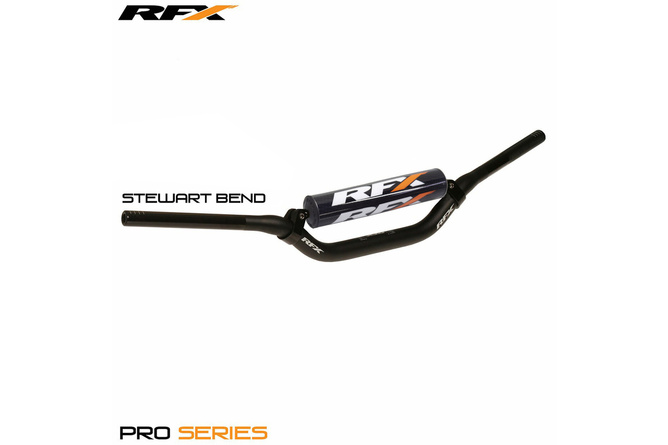 Manillar RFX Pro F8 28,6mm con Tirantes Negro Stewart