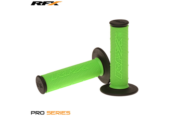 Poignées RFX Pro Series double densité vert / noir