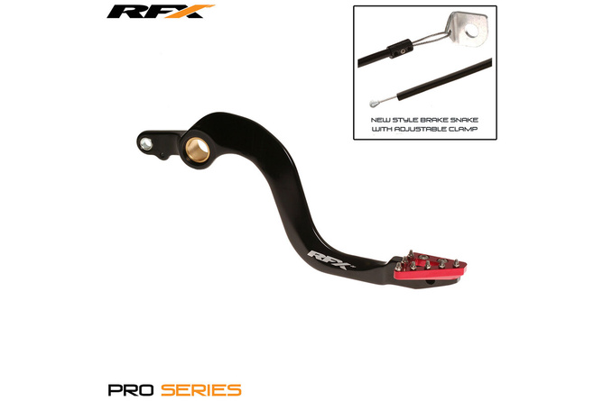 Pedal de Freno RFX Pro Standard Honda CR 250 Negro / Rojo