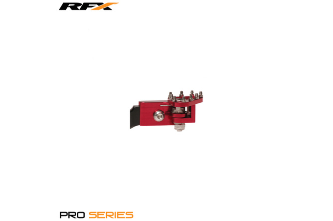 Terminale pedale freno RFX Pro pieghevole CNC rosso