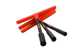 Socket Wrench T-Bar Set RFX black / orange standard reach with rubber handle KTM & Husqvarna 8mm / 10mm / 13mm