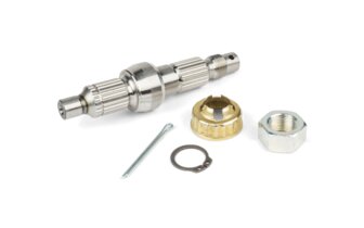 Radwelle mit Mutter und Splint Typ A, B, Piaggio alter Motor