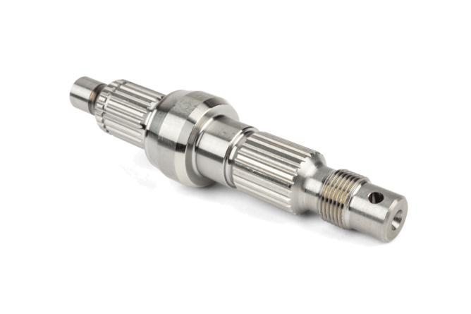 Radwelle mit Mutter und Splint Typ A, B, Piaggio alter Motor