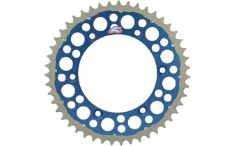 Couronne Renthal 520 Z.49 bleu Twinring YZ / YZF