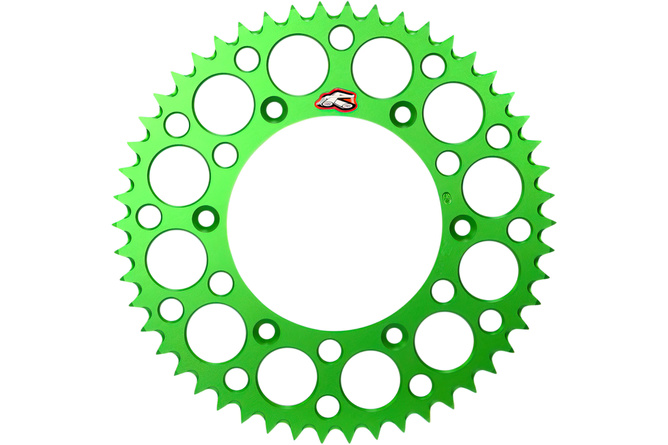 Rear Sprocket Renthal 520 Z.51 Ultra Light self-cleaning green Kawasaki KX / KXF