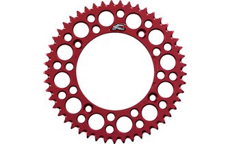 Couronne Renthal 420 Z.49 rouge Ultra Light anti boue CR 80 / 85